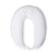 Подушка для беременных и кормления MirSon №8300 Velvet Line 28-0001 White Велюр 30х170х20 см (2200006200253) - изображение 7