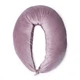 Подушка для беременных и кормления MirSon №8303 Velvet Line 28-0005 Ashen Велюр 30х170х20 см (2200006200284) - изображение 7