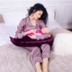 Подушка для беременных и кормления MirSon №8301 Velvet Line 28-0002 Excalibur Велюр 30х170х20 см (2200006200260) - изображение 12