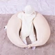 Подушка для беременных и кормления MirSon №8302 Velvet Line 28-0004 Cream Велюр 30х170х20 см (2200006200277) - изображение 14