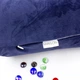 Подушка-валик MirSon №8525 Velvet Line 28-0006 Navy blue 50% Memory 15x50 см (2200006340348) - зображення 8