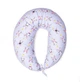 Подушка для вагітних і годування Mirson №8603 Print Line 17-0527 Bunnies 50% Memory 30х170 см (2200006346883) - зображення 6