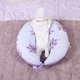 Подушка для беременных и кормления Mirson №8606 Print Line 17-0130 Lavender sea 50% Memory 30х170 см (2200006346913) - изображение 8