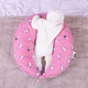 Подушка для беременных и кормления Mirson №8691 Print Line 17-0528 Bunnies pink Полистирол 30х170 см (2200006347767) - изображение 11