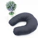 Подушка для путешествий MirSon №8744 Naturale Line 16-9000 Black Stone 50% Memory (2200006348290) - изображение 7