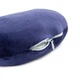Подушка для подорожей MirSon №8805 Velvet Line 28-0006 Navy blue Полістирол (2200006348900) - зображення 5