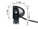 Світлодіодна балка (люстра) AllLight HP-240W ближнє+дальнє WHITE 12/24V - изображение 6
