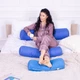 Подушка-валик MirSon №8581 Naturale Line Полистирол 19-4150 Ofelia 100х20 см (2200006346210) - изображение 1