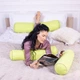 Подушка-валик MirSon №8511 Naturale Line 12-0714 Daniela 50% Memory 100х20 см (2200006342014) - зображення 4