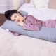 Подушка для беременных и отдыха MirSon №8462 Eco Line Gray Г-образная (2200006275060) - изображение 6