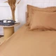 Простынь на резинке MirSon односпальная 80х200+25 см Poplin Line 015 Sandy Поплин (2200006289210) - изображение 9