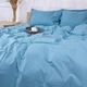 Простынь на резинке MirSon евро 200х200+25 см Poplin Line 067 Green Wave Поплин (2200006290261) - изображение 7