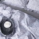 Простынь MirSon двуспальная 180x220 см 00-6 Geometry Grey поплин (2200009705526) - изображение 3