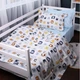 Простынь на резинке MirSon 90x200+25 см Line Kids 09 Sleeping Animals поплин (2200009720710) - изображение 2