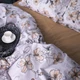 Простынь на резинке MirSon Поплин 00-2 Beige Flowers 160x190 см (2200009700613) - изображение 3