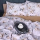 Простынь на резинке MirSon Поплин 00-2 Beige Flowers 160x190 см (2200009700613) - изображение 5