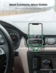Держатель для телефона автомобильный UGREEN LP228 зажим не блокирующий вентиляционное отверстие, совместимый iPhone 16,15,14 Pro Max, Samsung Black - изображение 7