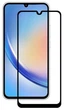 Захисне загартоване скло на весь екран для Samsung A15 A24 A25 M15 (A156/A245/A256/M156) 3D FullGlue FullCover Armor black - зображення 1