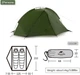 Двомісний намет Naturehike Tagar Темно-зелений NH17T180-J (6927595793183) - зображення 3