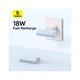 Батарея универсальная Baseus Compact 4900mAh 20W Type-C, White (PPWC05T) (P10068302212-00) - изображение 7