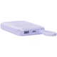 Батарея универсальная Canyon 10000mAh OnPower 101 PD/22.5W built-in cable Purple (CNS-CPB101PU) - изображение 5