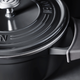 Гусятница с крышкой GreenPan Featherweights с керамическим покрытием черная 25 см 6.2 л (CC002222-001) - изображение 2