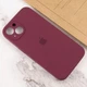 Чехол Silicone Premium case с защитой камеры для iPhone 13 Full Camera Protective bordo 9695 - изображение 2