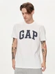 Футболка хлопковая длинная мужская GAP 856659-03 XL Белая (1200132689329) - изображение 1
