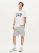 Футболка хлопковая длинная мужская GAP 856659-03 XL Белая (1200132689329) - изображение 3