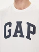 Футболка хлопковая длинная мужская GAP 856659-03 L Белая (1200132689220) - изображение 4