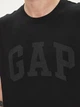 Футболка хлопковая длинная мужская GAP 856659-10 2XL Черная (1200132718913) - изображение 4