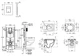 Инсталляция GROHE Rapid SL 3884966Q c панелью смыва Even 38966000 + унитаз KRONER Harz WHI493736 Rimless с сиденьем Slim Soft Close Quick Release KH493736WHIR дюропласт (3884966KH493736) - изображение 14