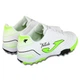 Сороконіжки взуття футбольне дитяче Joma TOLEDO TOJS2502TF розмір 33 (верх-штучна шкіра, підошва-RB, білий-салатовий) - изображение 5