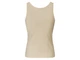 Майка в рубчик для женщины Esmara LYCRA® 416939 XS Бежевый - изображение 2