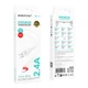 Кабель синхронизации Borofone BX110 Premium USB to Lightning 2.4A 1 м White (37239_3611053) - изображение 2