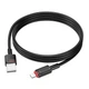 Кабель синхронизации Borofone BX110 Premium USB to Lightning 2.4A 1 м Black (37239_3611054) - изображение 1