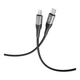 Кабель usb ridea rc-us42 ultrastrong type-c to lightning 30w 2m черный - изображение 1