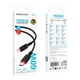 Кабель синхронізації Borofone BX110 Premium 60W/3A Type-C to Type-C 1м Black (37238_3611052) - зображення 3