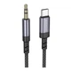 Аудіо-кабель Borofone BL24 Type-C – AUX 3.5мм 1 м Metal Grey (36881_3609467) - зображення 2