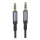 Аудио кабель Borofone BL24 Graceful AUX 3.5мм male-AUX 3.5мм male 1 м Metal Grey (36879_3609465) - изображение 2