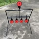 Вращающаяся мишень для стрельбы 5 целей стальная 26x38 см (1100) - изображение 8