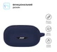 Силиконовый чехол для наушников JBL Wave Flex 2, Hang Case, синий, ультратонкий защитный кейс толщиной 2 мм, защита от царапин, пыли и ударов, компактный, с карабином для крепления, ArmorStandart (ARM83228) - изображение 2