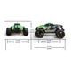 Машинка на радиоуправлении Remo Hobby GT 1036 Monster Truck 1/10 4WD M Max GT 1036 (Orange) - изображение 3