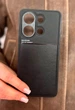 Силиконовый чехол IQS Design для Xiaomi Redmi Note 13 4G Черный - изображение 1