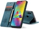 Чехол-книжка CaseMe из нубука для Samsung A40 Бирюзовый - изображение 5