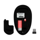 Беспроводная мышь MEETION Opto-electronic R600, 2.4G, 1600dpi, black - изображение 2