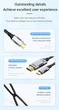 Кабель Type-C - HDMI 4k@60Hz, 1m, PVC (ПВХ), металл, (адаптер/переходник), Black-Grey TH0012-MPV1-460KG - изображение 6