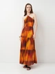 Платье женское Zara 3684/633 XL Оранжевое (03684633615052) - изображение 1