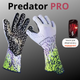 Воротарські професійні рукавички Lion PREDATOR PRO (з сумкою у подарунок) 6 розмір 7-11 років біло-салатові - изображение 1