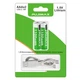 Аккумулятор AAA Pujimax с USB Type-C 1100mWh 1.5V (Блистер 2 шт + кабель) (16212-2) - изображение 1